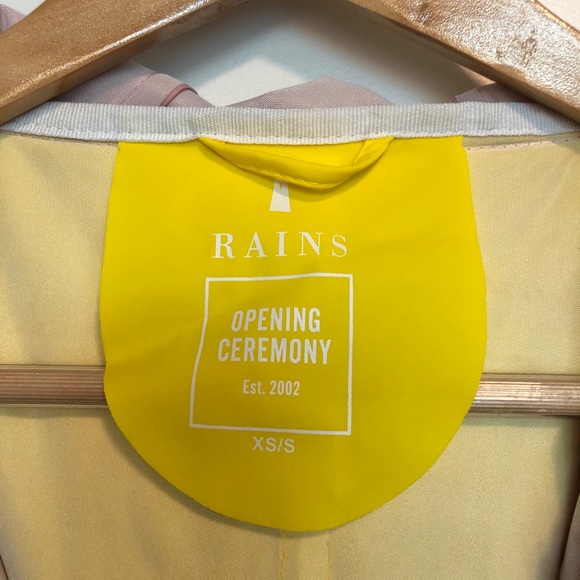 New Opening Ceremony Color-Black Rain Jacket XS/S - Picture 5 of 8